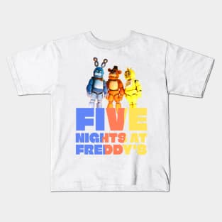 five nights at freddy's movie 2023 Josh Hutcherson graphic design Kids T-Shirt